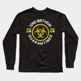 12Nd Birthday 2020 Quarantined Graduation Long Sleeve T-Shirt
